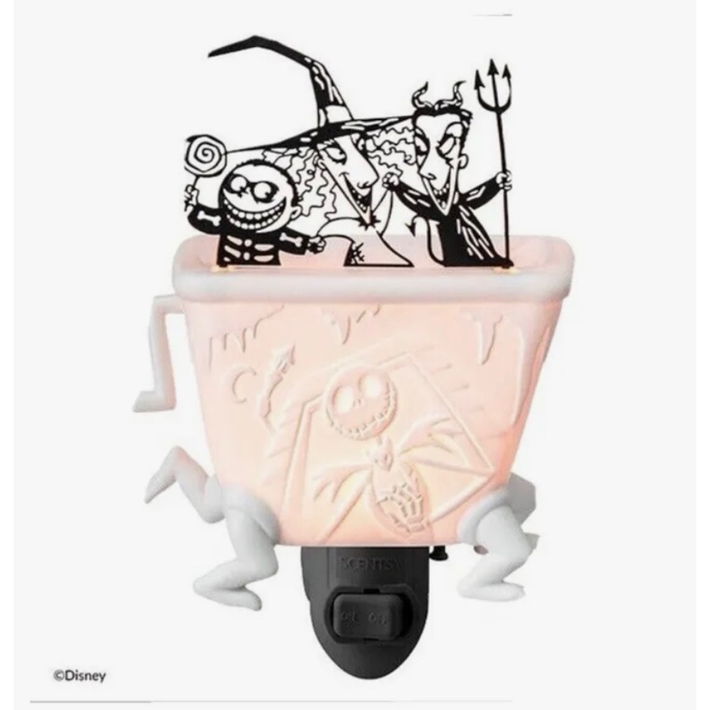 Scentsy • NEW• The Nightmare Before Christmas Lock Shock And Barrel Mini Warmer